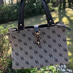 Dooney and Bourke black and gray bag